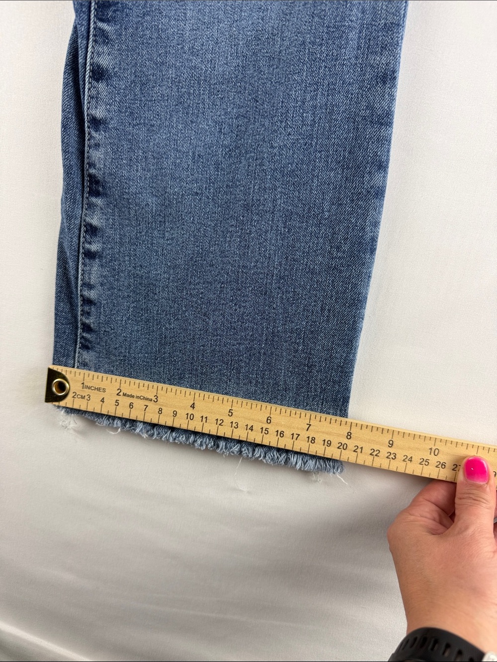 AG Adriano Goldschmied Minnie Flare Jeans Size 28 Cropped Flare Denim - See Desc - Picture 2 of 9